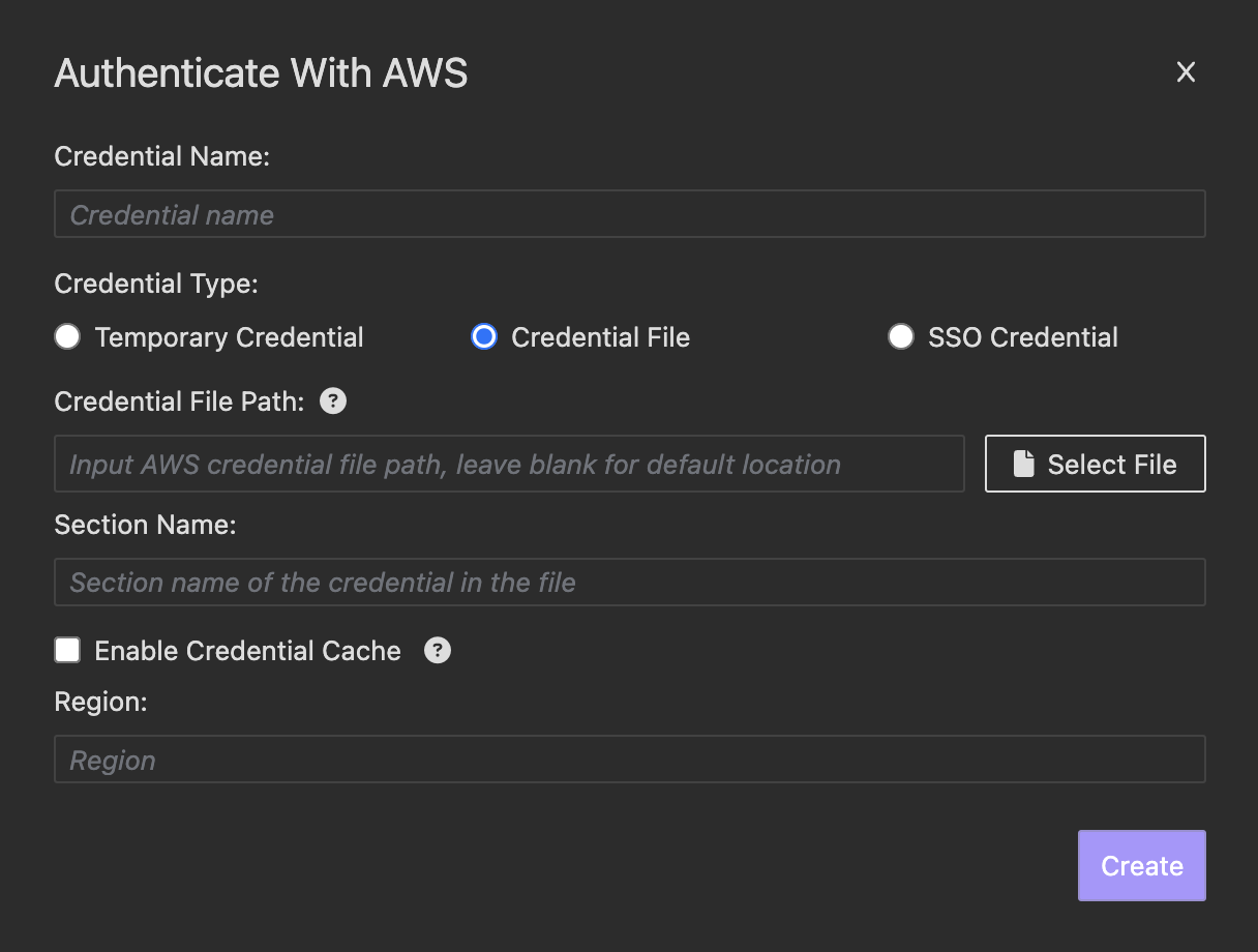 Credential file