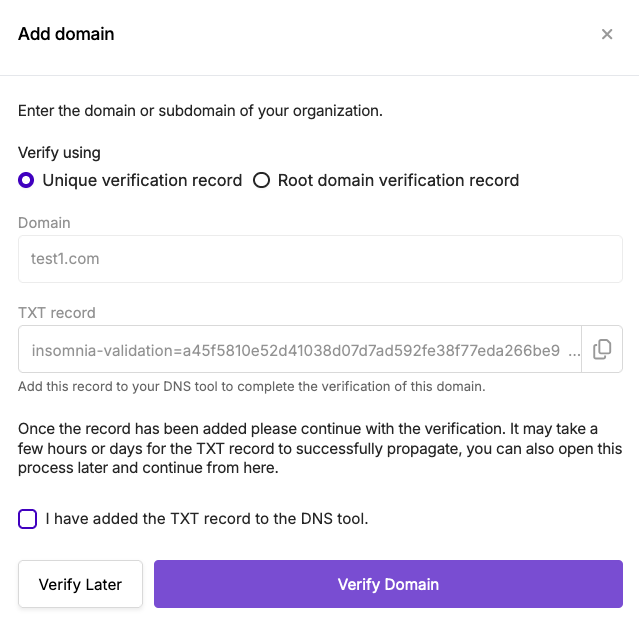 domain verify example