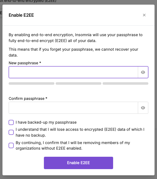 enable-e2ee